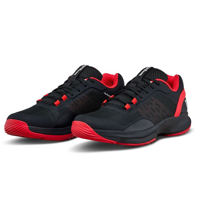 Wilson Hurakn Pro v2 Mens Padel Shoe - Black/Infrared/White