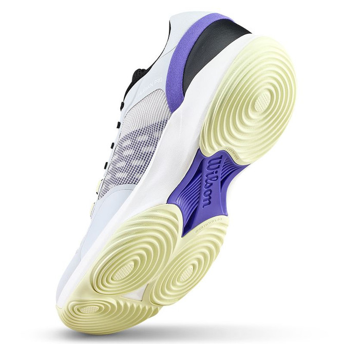 Wilson Hurakn Pro v2 Mens Padel Shoe - Gray Dawn/Black/Tender Yellow