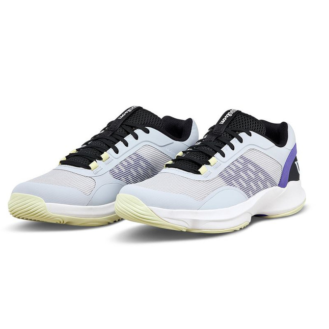 Wilson Hurakn Pro v2 Mens Padel Shoe - Gray Dawn/Black/Tender Yellow