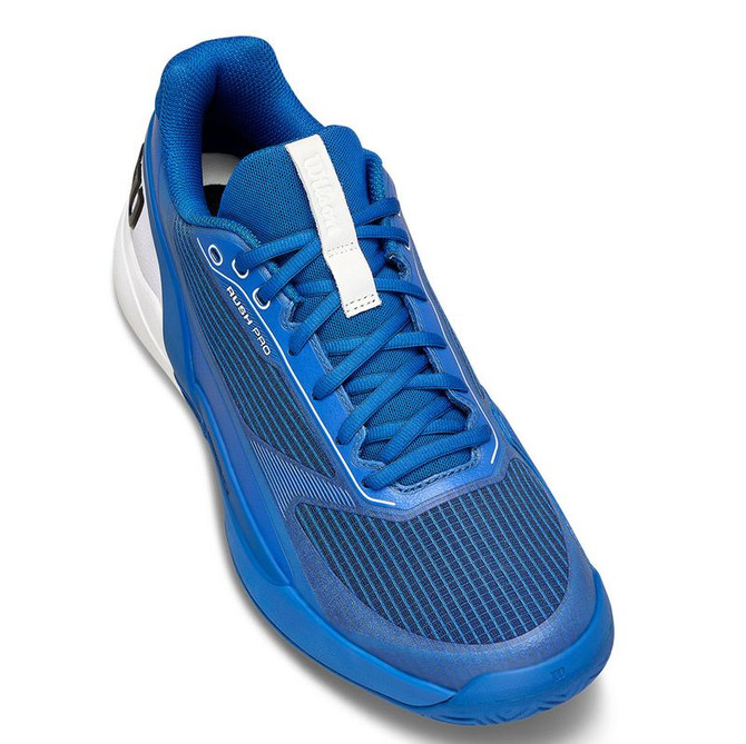 Wilson Rush Pro 5 Mens Tennis Shoe - Deja Vu Blue/White/Black