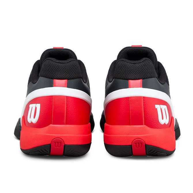 Wilson Rush Pro 5 Mens Tennis Shoe - Black/Infrared/White