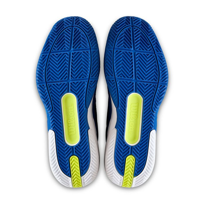 Wilson Rush Pro 5 Mens Clay Tennis Shoe - Deja Vu Blue/White/Black
