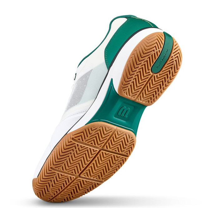Wilson Rush Lite 5 Mens Tennis Shoe - White/Evergreen/Gum