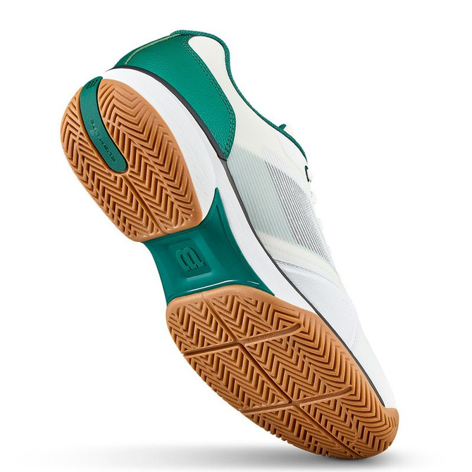 Wilson Rush Lite 5 Mens Tennis Shoe - White/Evergreen/Gum