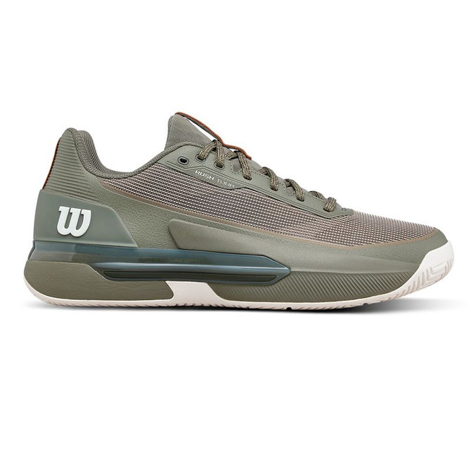 Wilson Rush Tour 5 Mens Tennis Shoe - Vetiver/Tofu/Caramel Cafe