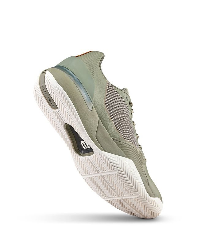 Wilson Rush Tour 5 Mens Tennis Shoe - Vetiver/Tofu/Caramel Cafe