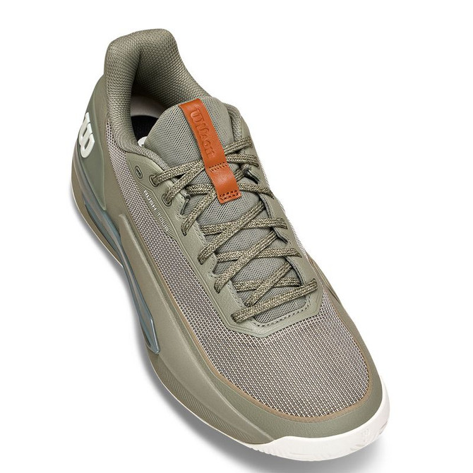 Wilson Rush Tour 5 Mens Tennis Shoe - Vetiver/Tofu/Caramel Cafe