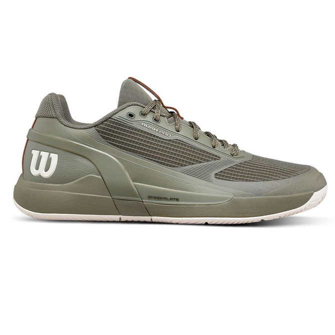 Wilson Rush Pro 5 Mens Tennis Shoe - Vetiver/Tofu/Caramel Cafe