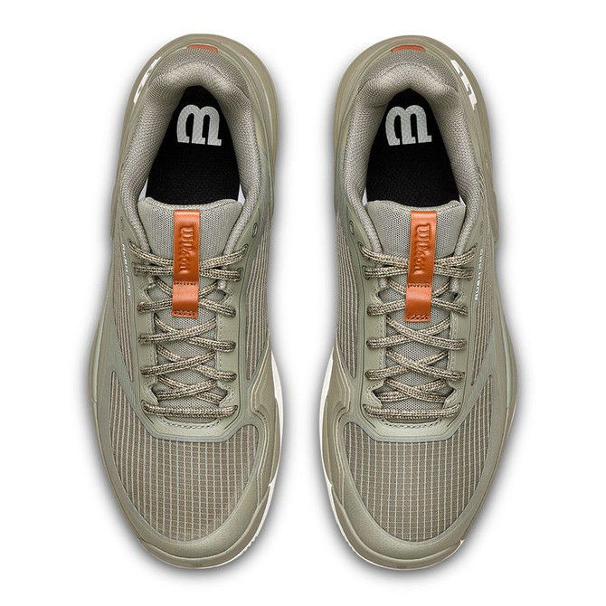 Wilson Rush Pro 5 Mens Tennis Shoe - Vetiver/Tofu/Caramel Cafe