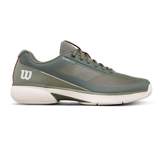 Wilson Rush Lite 5 Mens Tennis Shoe - Vetiver/Tofu/Caramel Cafe