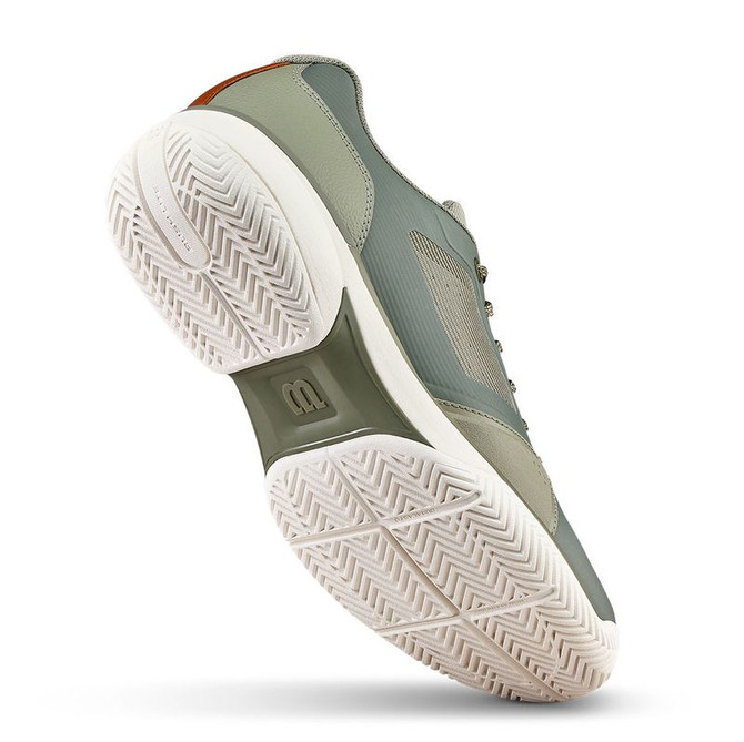 Wilson Rush Lite 5 Mens Tennis Shoe - Vetiver/Tofu/Caramel Cafe