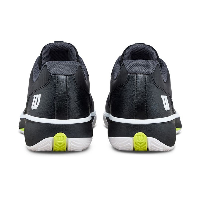 Wilson Rush Lite 5 Mens Clay Tennis Shoe - Black/White/Safety Yellow