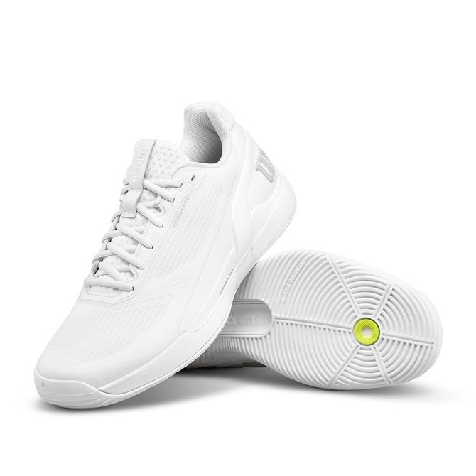 Wilson Rush Pro 5 Mens Padel Shoe - White/White
