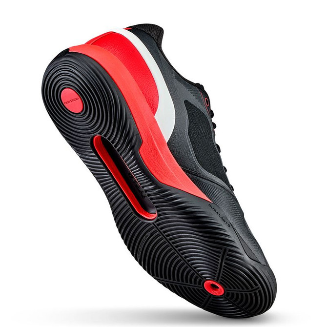 Wilson Rush Pro 5 Mens Padel Shoe - Black/InfraredWhite