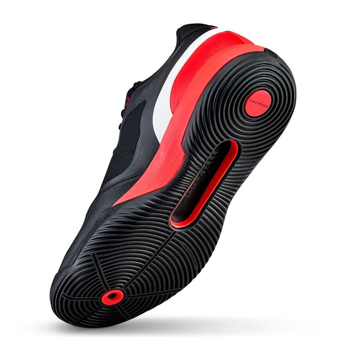 Wilson Rush Pro 5 Mens Padel Shoe - Black/InfraredWhite