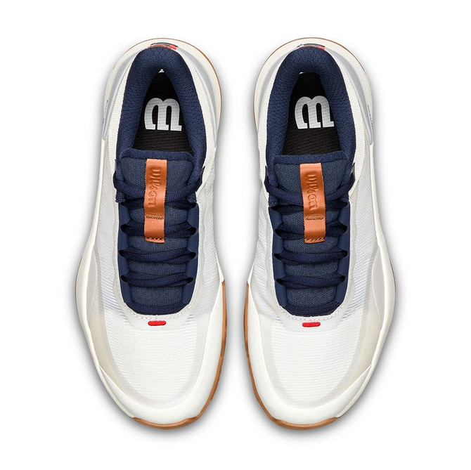 Wilson Intrigue Tour Womens Clay Tennis Shoe - Vanilla Ice/Navy Blazer/Gum