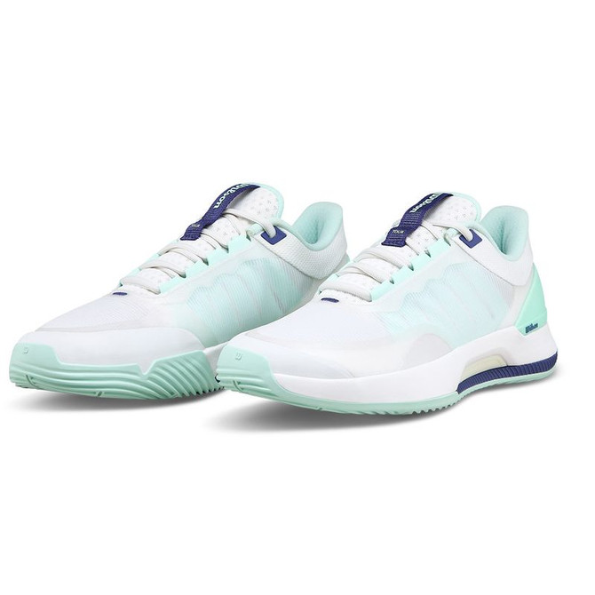 Wilson Intrigue Tour Womens Padel Shoe - White/Bay/Skipper Blue