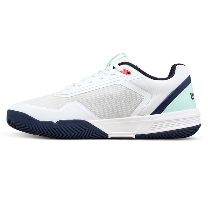 Wilson CourtGlide Mens Tennis Shoe - Gray Dawn/Bay/Fiery Coral