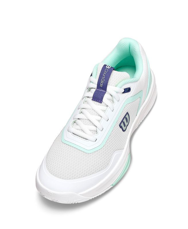 Wilson CourtGlide Womens Tennis Shoe - White/Bay/Skipper Blue