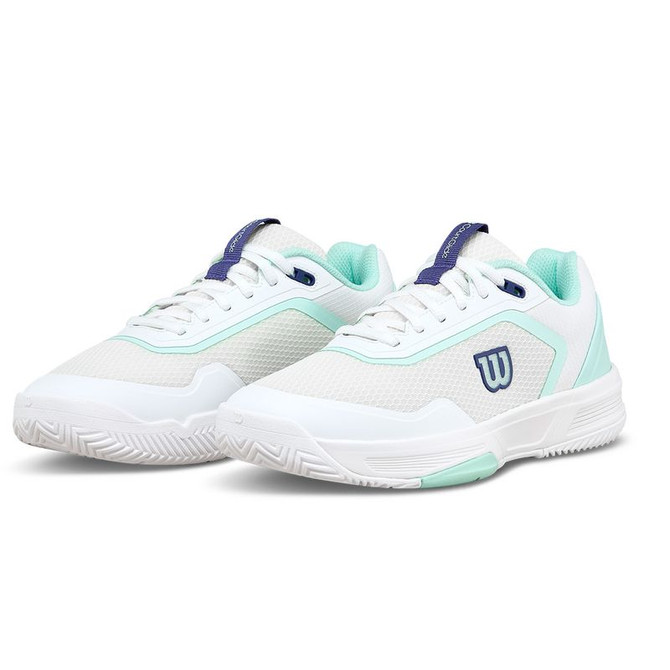Wilson CourtGlide Womens Tennis Shoe - White/Bay/Skipper Blue
