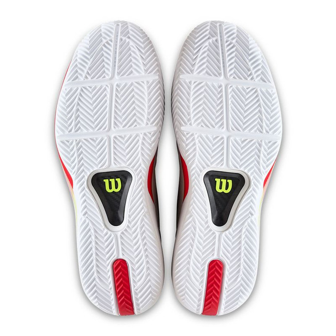 Wilson Rush Tour 5 Mens Clay Tennis Shoe - White/Black/Inftrared