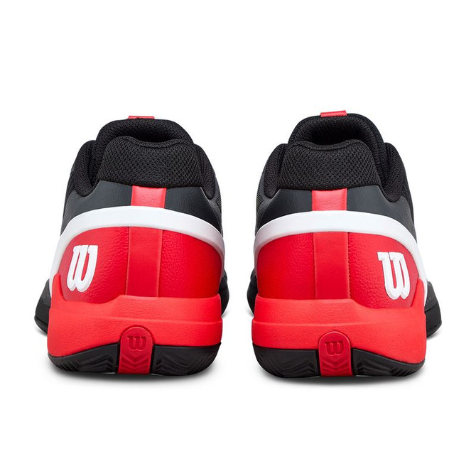 Wilson Rush Pro 5 Mens Clay Tennis Shoe - Black/Infrared/White