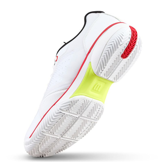 Wilson Rush Lite 5 Mens Clay Tennis Shoe - White/Black/Infrared