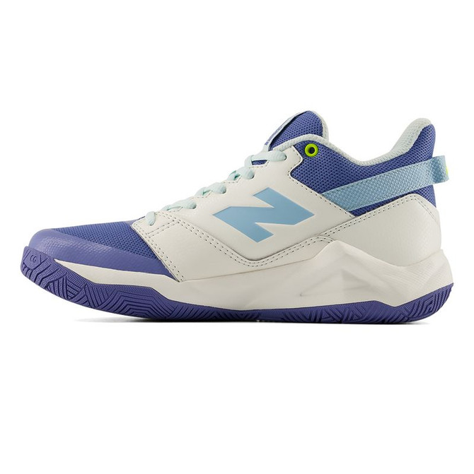 New Balance Junior Coco CG2 Tennis Shoe - Sea Salt/Glint Blue