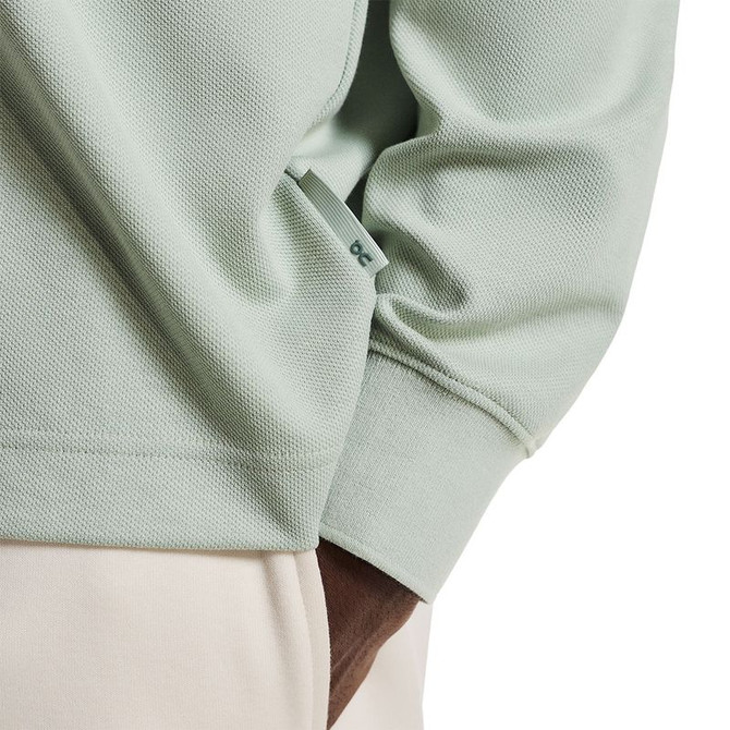 On Courtside Long Sleeve Polo - Mineral/Tide
