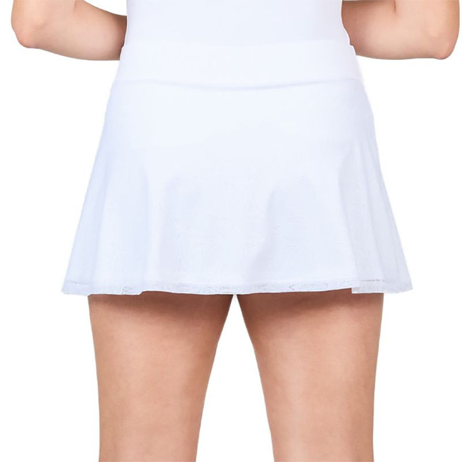 Sofibella White Lotus 13 inch Skirt - White