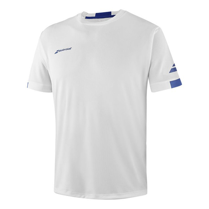 Babolat Play Crew Neck Boys Shirt - White