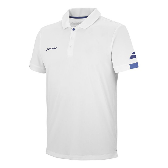 Babolat Play Polo Boys Shirt - White