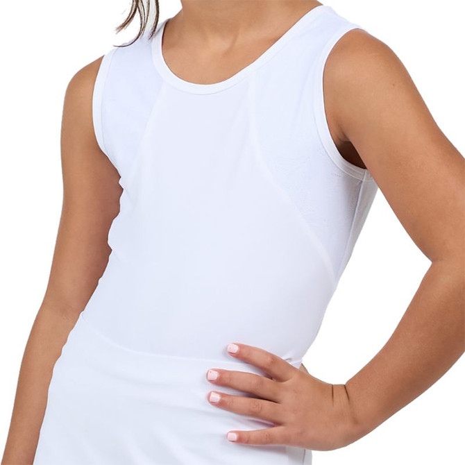Sofibella White Lotus Girls Tank Top - White