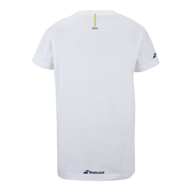Babolat Exercise Boys Tee Shirt - White