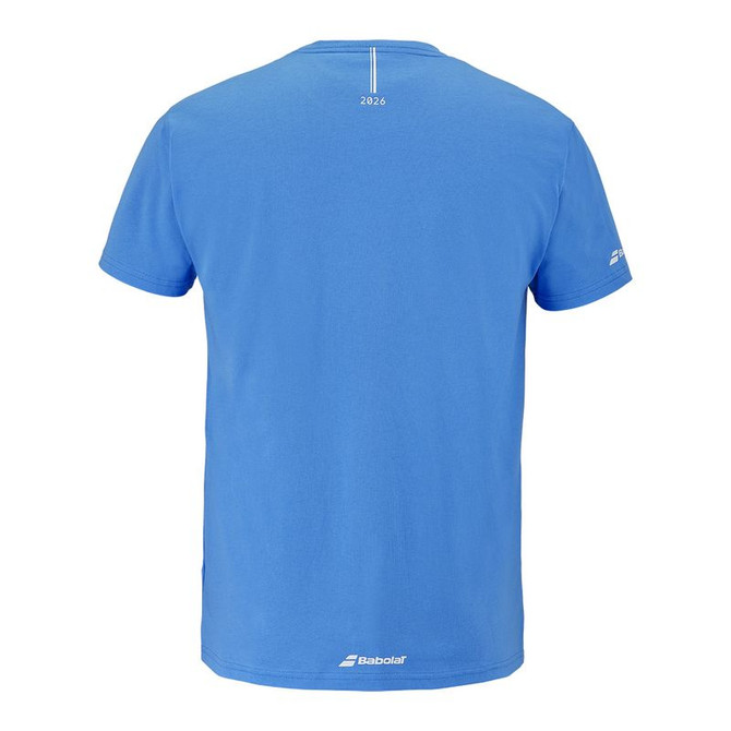 Babolat Exercise Boys Tee Shirt - Malibu Blue