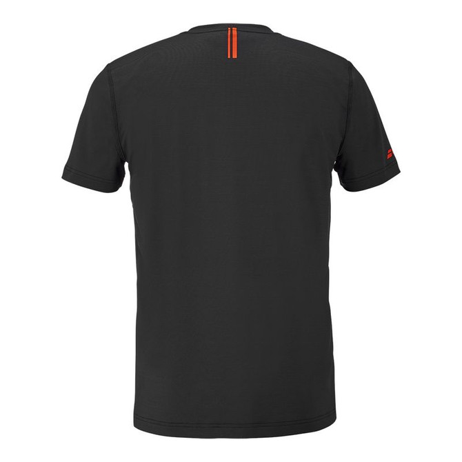 Babolat Exercise Graphic Tee Shirt Mens - Black/Black