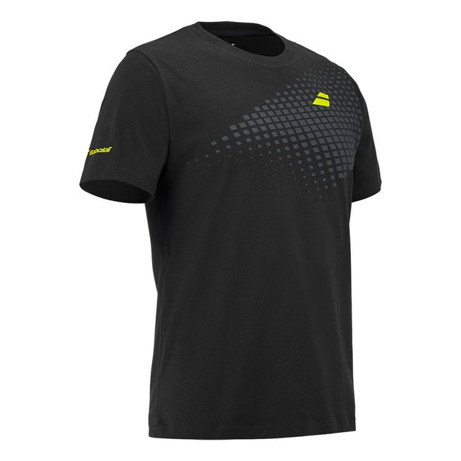 Babolat Aero Cotton Tee Shirt - Black/Black