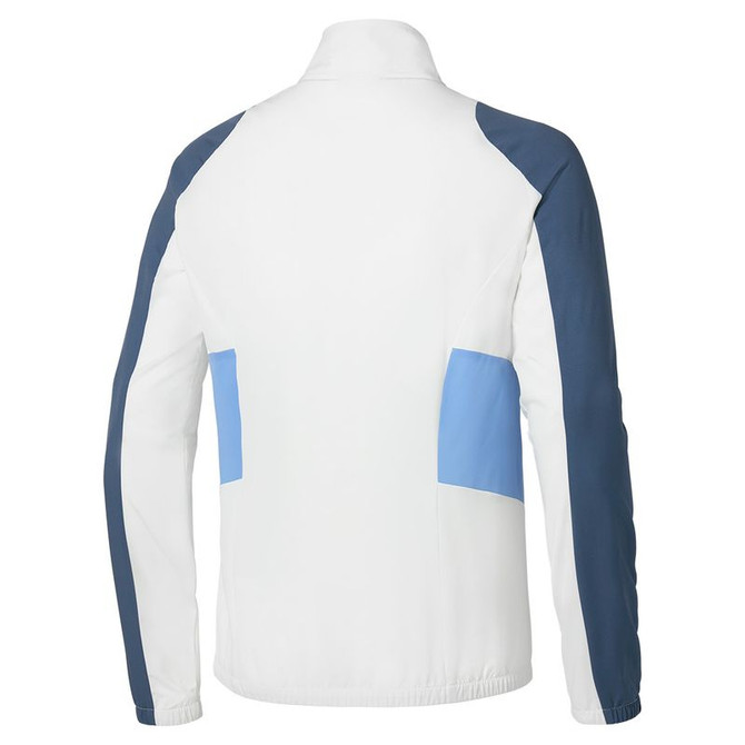 Mizuno Shadow Jacket - White/Estate Blue