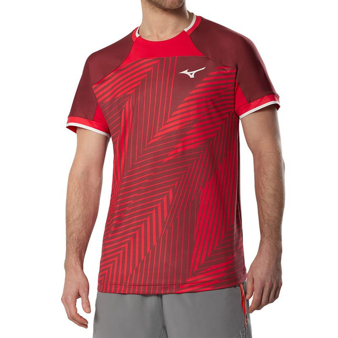 Mizuno Shadow Graphic Tee - Sun Dried Tomato