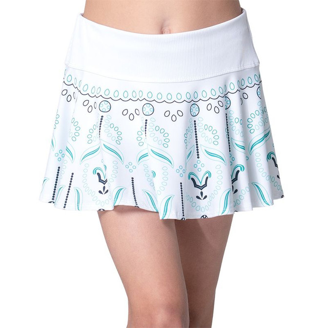 Lucky in Love Eyelet You Win Girls Skirt - White