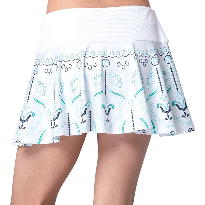 Lucky in Love Eyelet You Win Girls Skirt - White