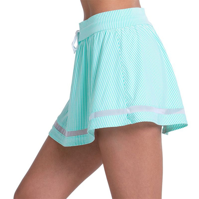 Lucky in Love Tech Seersucker Skirt - Capri