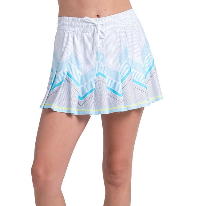 Lucky in Love Lavish Lane High Waist Skirt - White