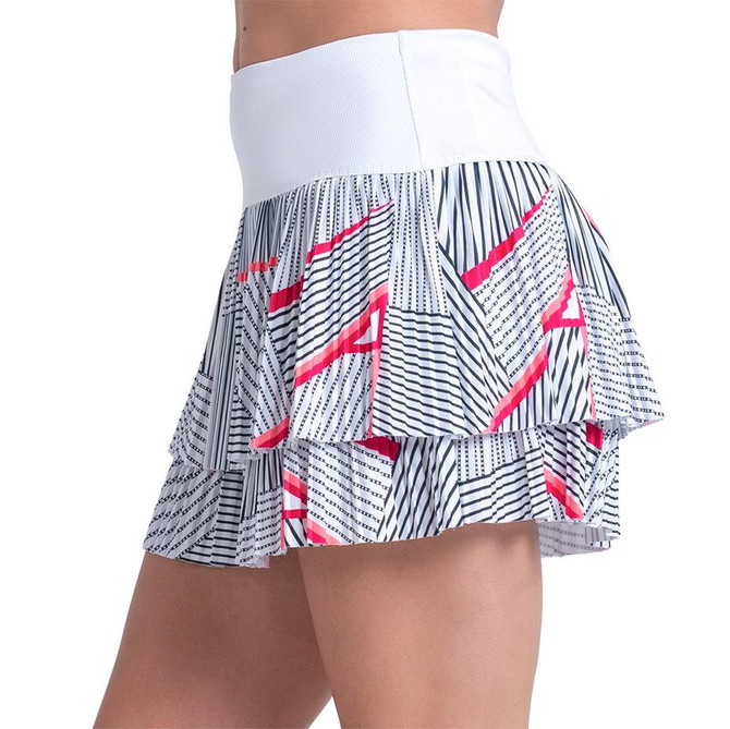 Lucky in Love Glow Set Geo Glow Skirt - White