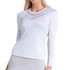 Lucky in Love Weave It To Me Long Sleeve Top - White