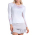 Lucky in Love Weave It To Me Long Sleeve Top - White