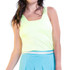 Lucky in Love Lavish Lane Squared Up Tank Top - Lemon Frost