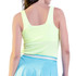 Lucky in Love Lavish Lane Squared Up Tank Top - Lemon Frost