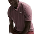 Nike Court Dri Fit Blade Solid Polo Shirt - Tattoo/White