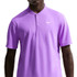 Nike Court Dri Fit Blade Solid Polo Shirt - Bright Violet/White
